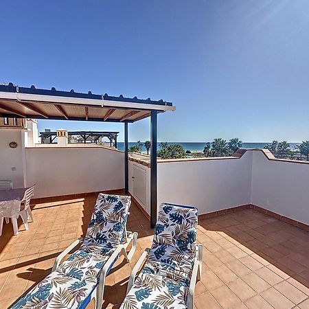 Vive Vera Rentals - Atico En 1º Linea Con Vistas Al Mar Luaran gambar