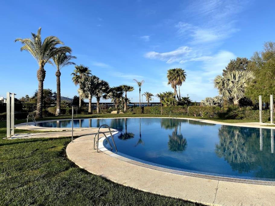 Vive Vera Rentals - Atico En 1º Linea Con Vistas Al Mar Luaran gambar
